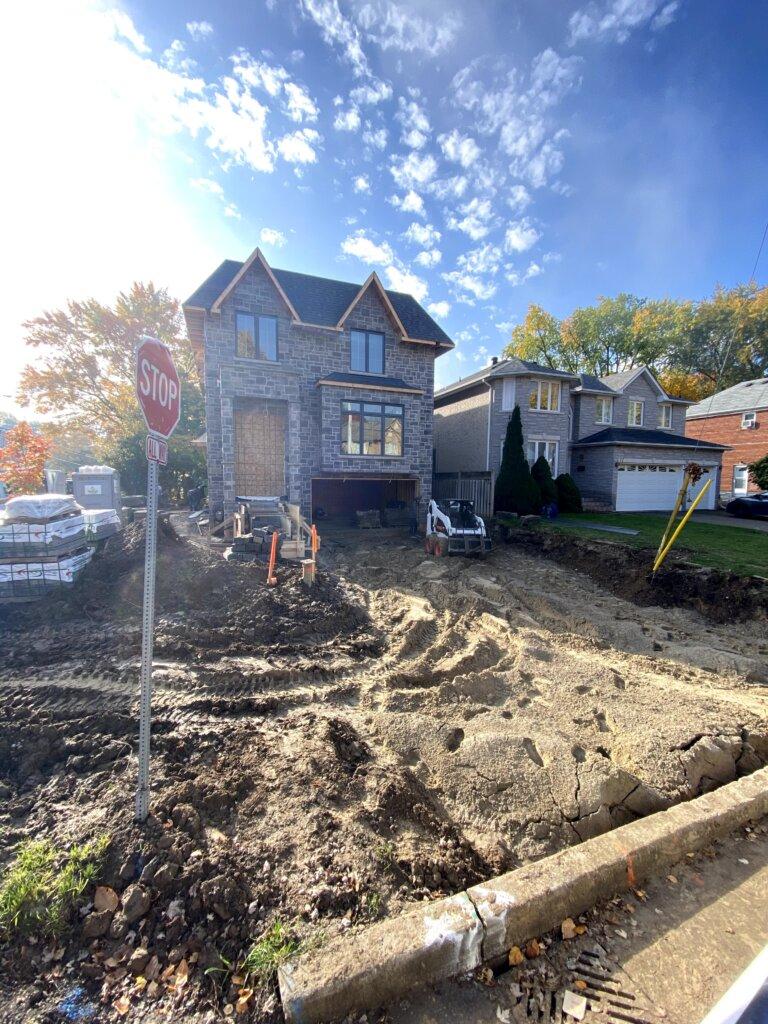 Interlock Driveway Dig and level the subgrade to a depth of 9 to 13 inches below the final grade, depending on soil quality and anticipated driveway load.
