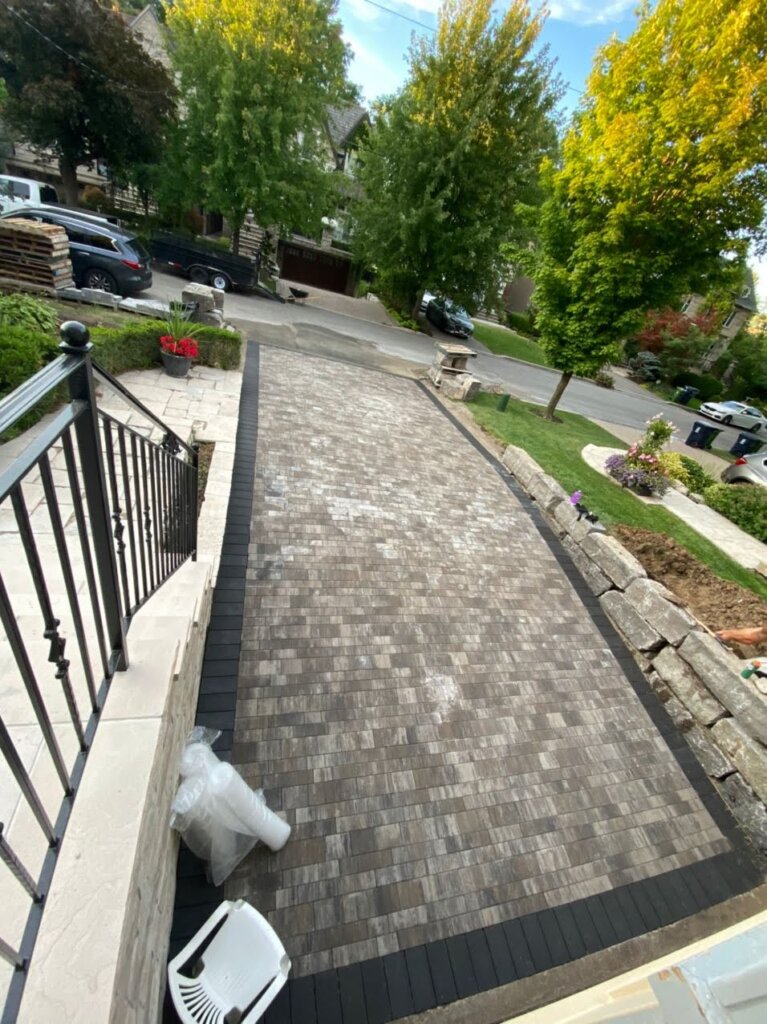 Interlock Driveway Seal the paving stones