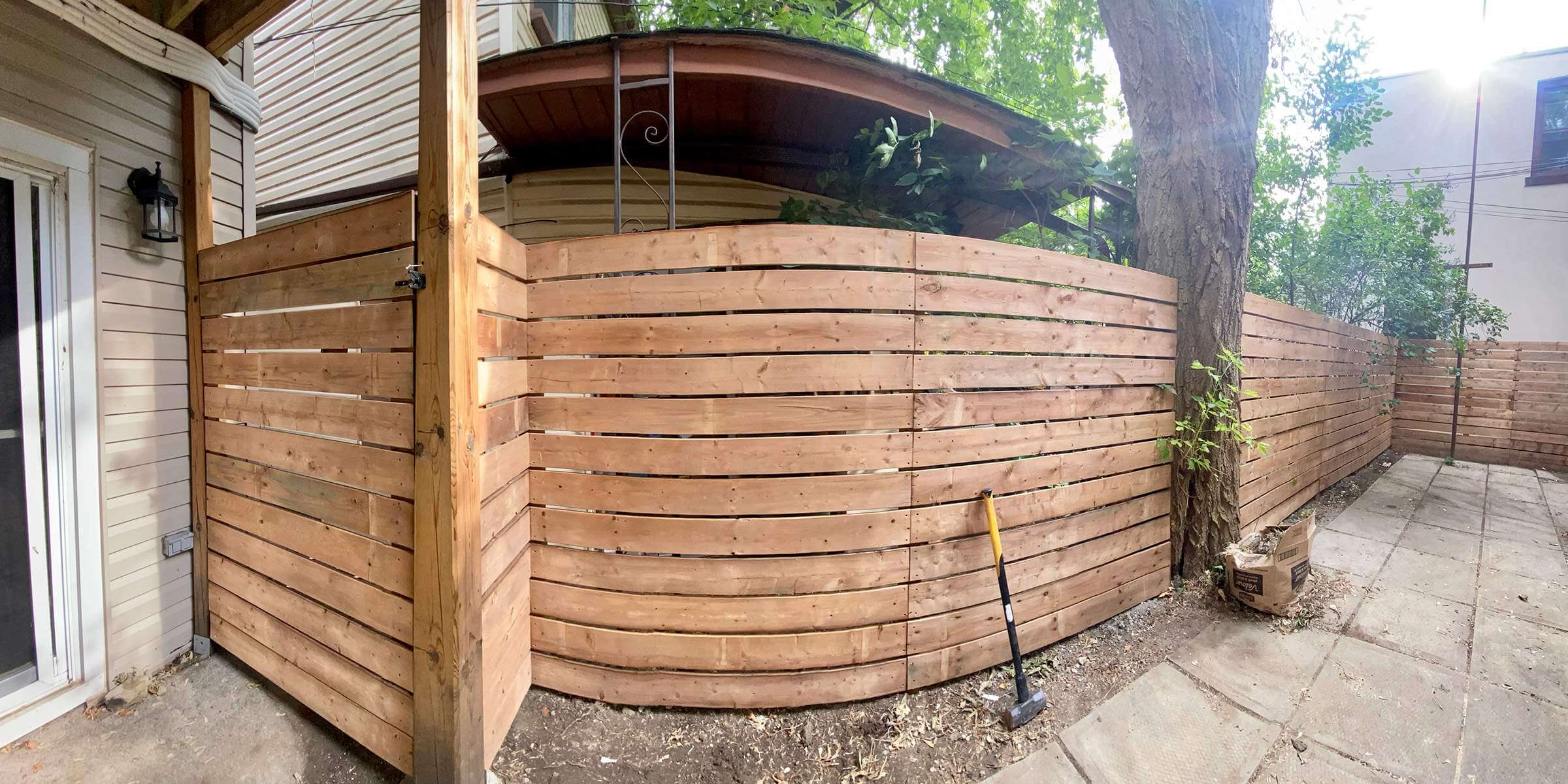 Pressure treated fence Magic Landscape