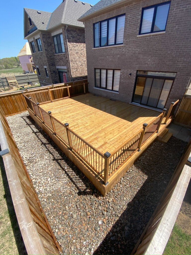 WOOD DECK INSTALLATION