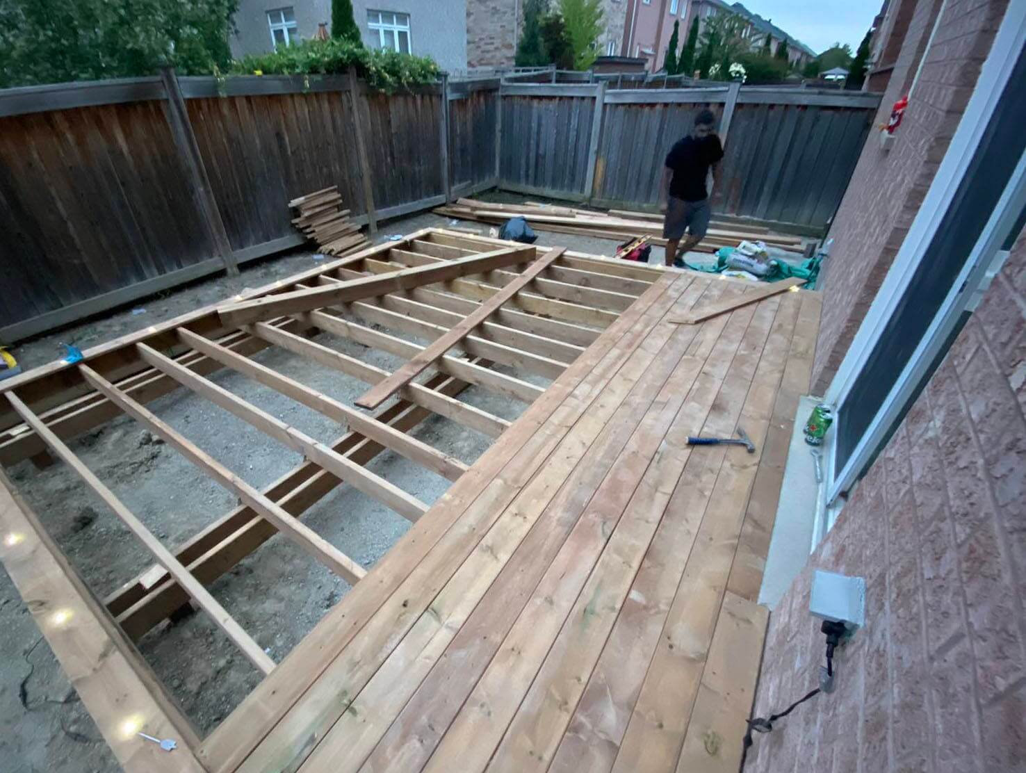 Building a Deck by Magic Landscape