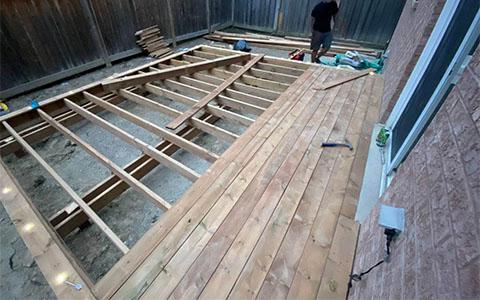 building deck in toronto