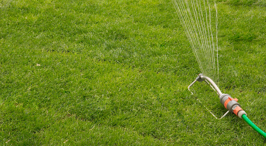 installing drainage and sprinkler irrigation system Magic Landscape