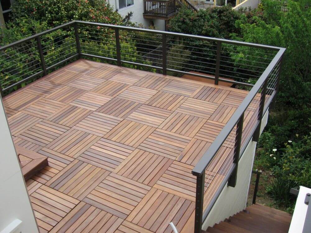 Floating Deck on Sloped Roof Magic Landscape