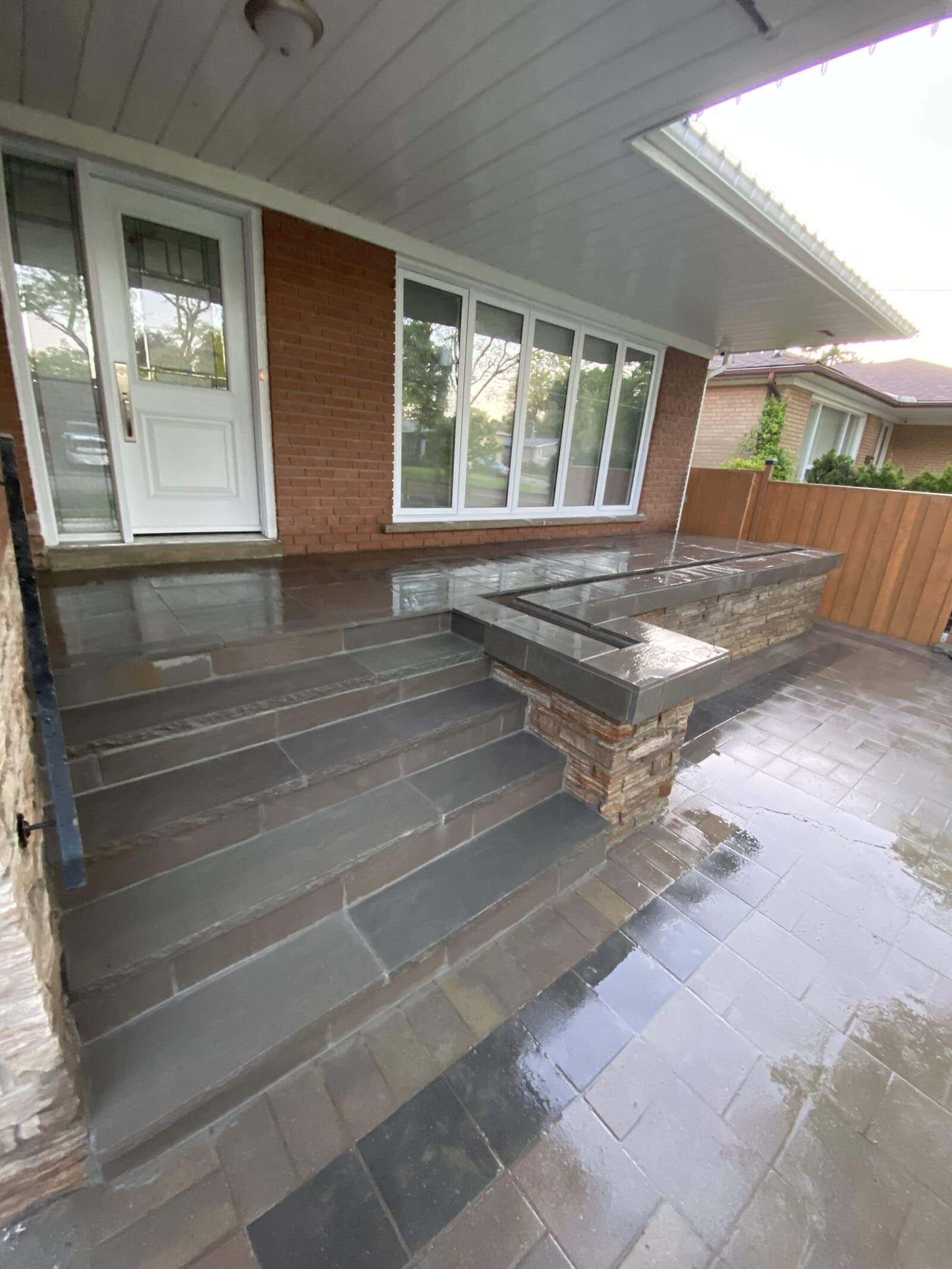 Flagstone Porch and Steps Magic Landscape