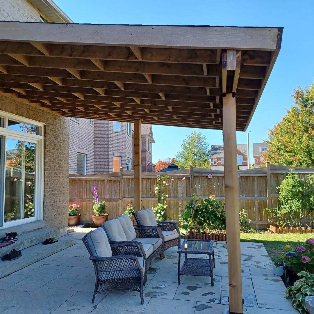 Magic Landscape Backyard Interlocking & Pergola