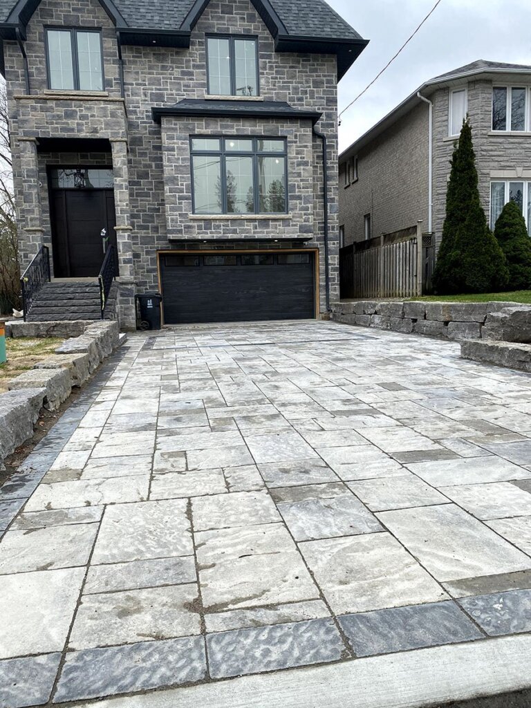 driveway interlock finish